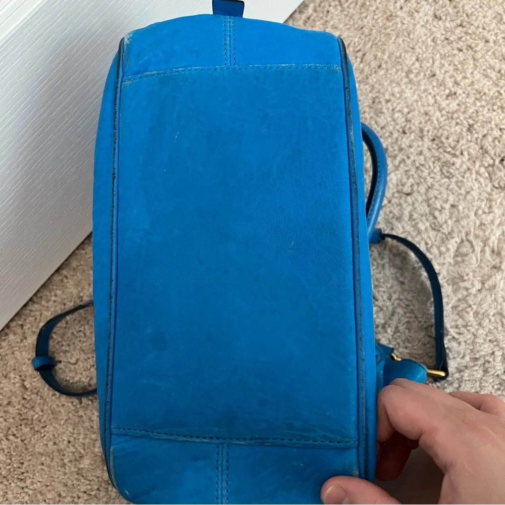 Marc by Marc Jacobs Blue Leather Hobo Tote